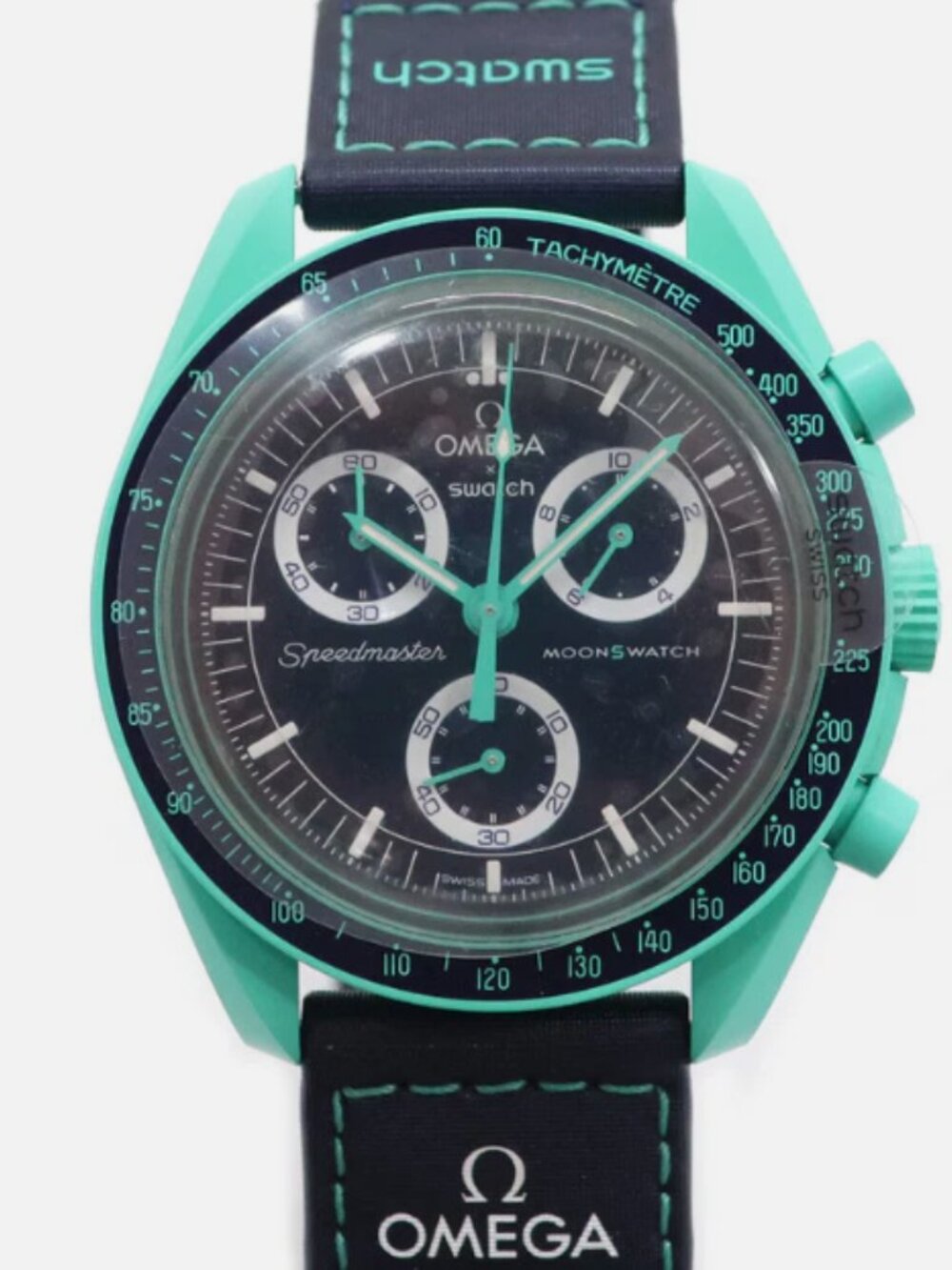 OMEGA Swatch MISSION ON EARTH POLAR LIGHTS SO33L103 Blue TO3311760